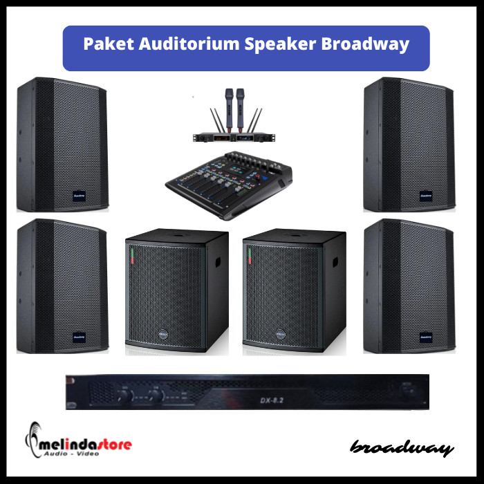 Paket Live Music | Auditorium | PA System | Lapangan | Speaker Broadway | 4 Speaker